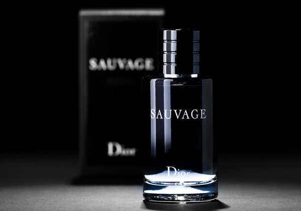 photo publicitaire parfum dior sauvage