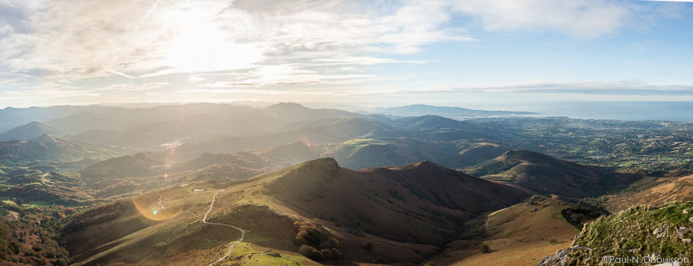 drone panorama touristique pays basque